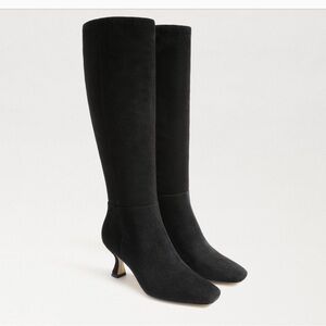 NWB Sam Edelman Leigh Black Suede Boots.